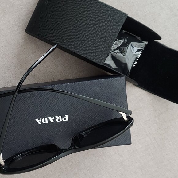 PRADA EYEWEAR Oval-frame acetate sunglasses - Picture 7 of 12